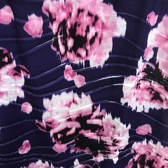 Simply Vera Wang Floral Dress with Tie Waist Size S - Picture 6 of 14